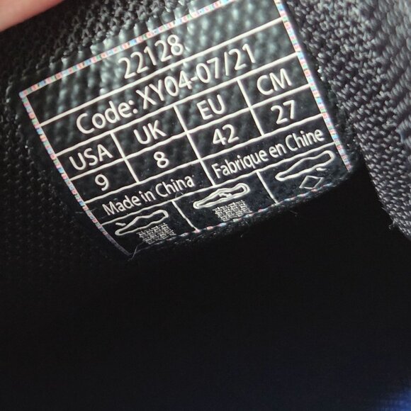 Shoes For Crews Mens 9 Black Toby II Slip Resistant Sneakers - Picture 11 of 11